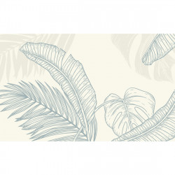 Crédence adhésive feuillage 