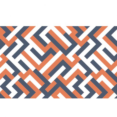 Crédence adhésive déco géométrique 