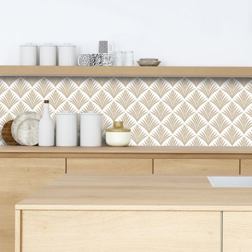 Crédence adhésive art déco