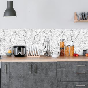 Crédence adhésive feuillage déco 2