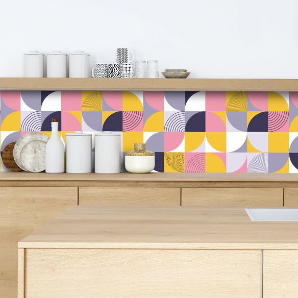 Crédence adhésive bauhaus