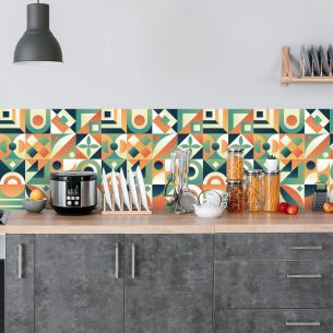 Crédence adhésive art déco design