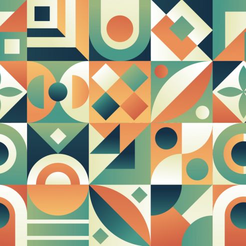 Crédence adhésive art déco design