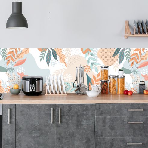 Crédence adhésive art déco géo