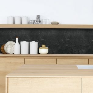 Crédence adhésive béton noir 2