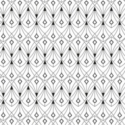 Crédence adhésive géométrique noir et blanc