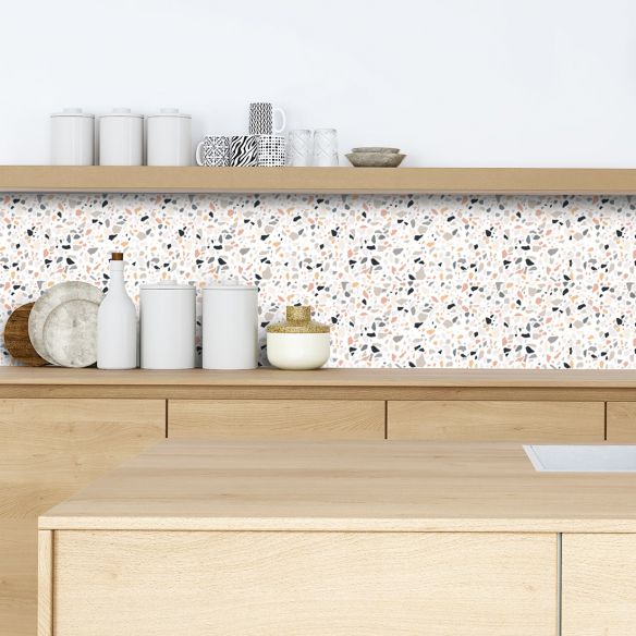 Crédence adhésive Terrazzo