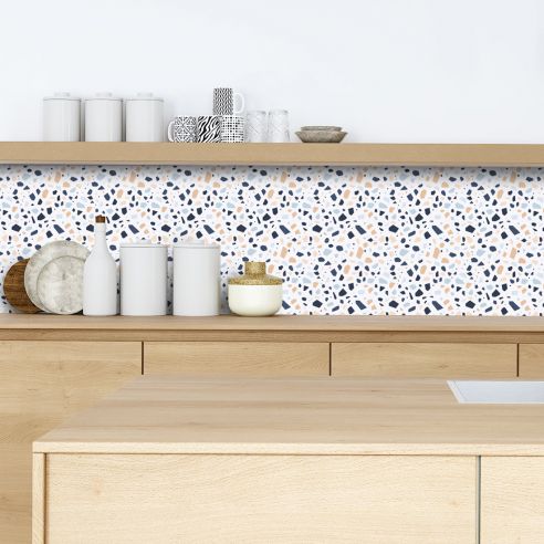 Crédence adhésive Terrazzo