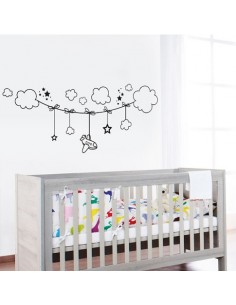 stickers corde à nuages