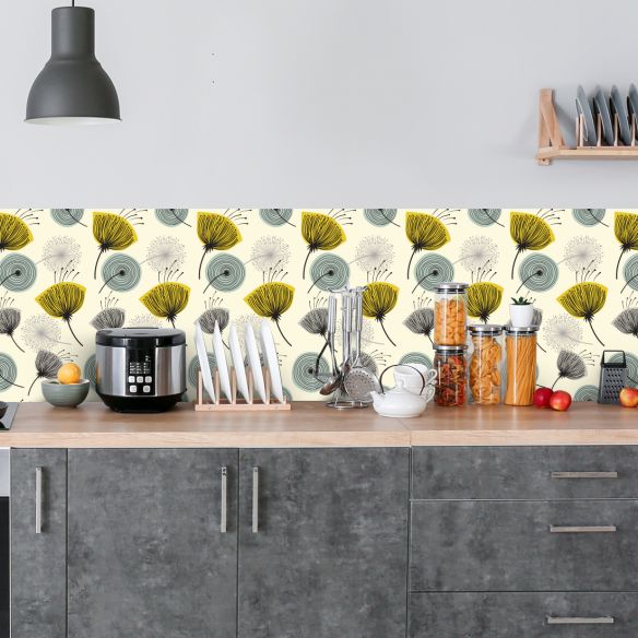 Crédence adhésive pissenlit