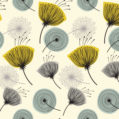 Crédence adhésive pissenlit