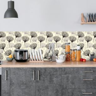 Crédence adhésive fleurs 2