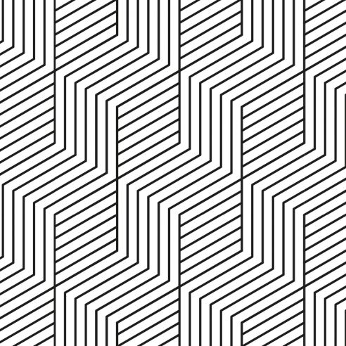 Crédence adhésive géométrique