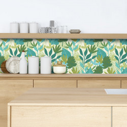 Crédence adhésive jungle