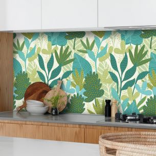 Crédence adhésive jungle