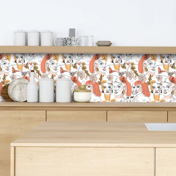 Crédence adhésive art déco