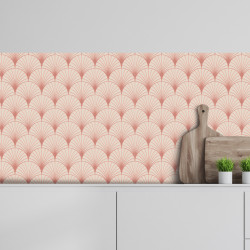 Crédence adhésive art déco écailles