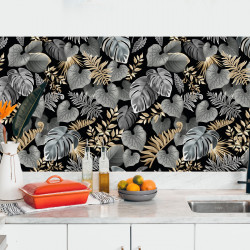 Crédence adhésive décoration florale