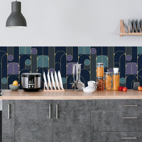 Crédence adhésive art déco