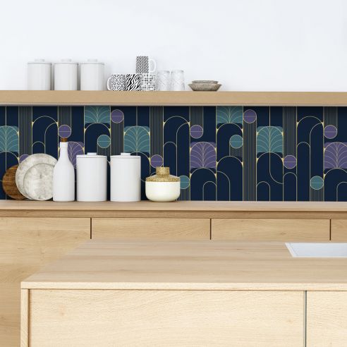 Crédence adhésive art déco