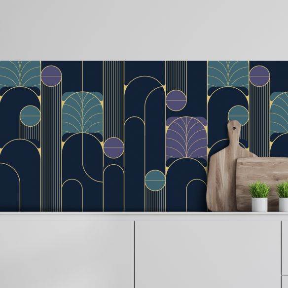 Crédence adhésive art déco