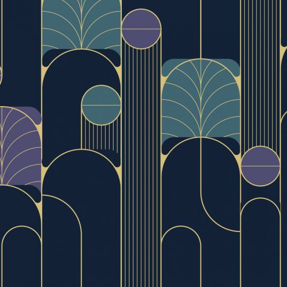 Crédence adhésive art déco