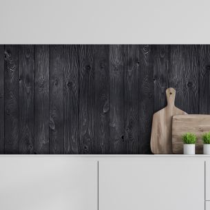 Crédence adhésive bois noir