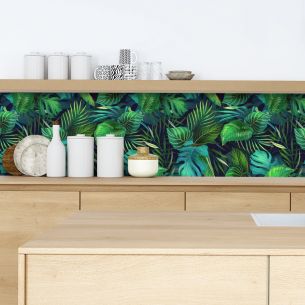 Crédence adhésive jungle