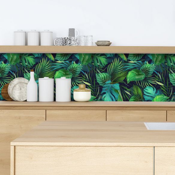 Crédence adhésive jungle