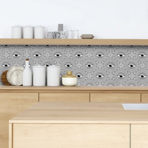 Crédence adhésive déco abstrait