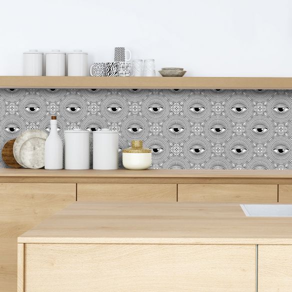 Crédence adhésive déco abstrait