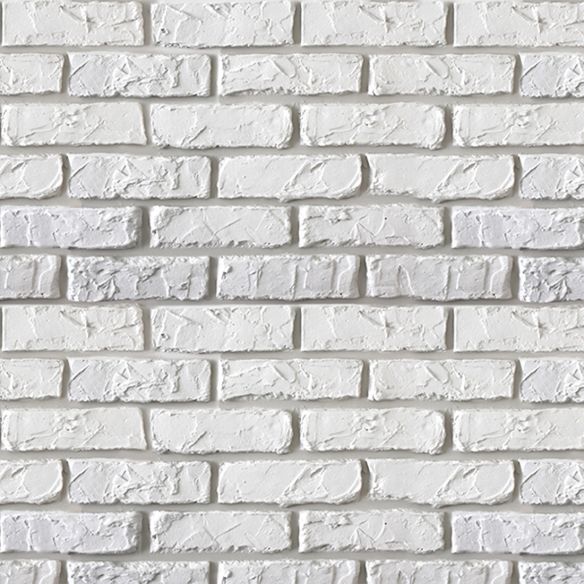 Crédence adhésive briques blanches