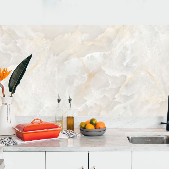Crédence adhésive effet marbre