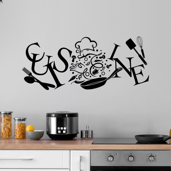 Stickers muraux cuisine. Sticker mural cuisine à personnaliser