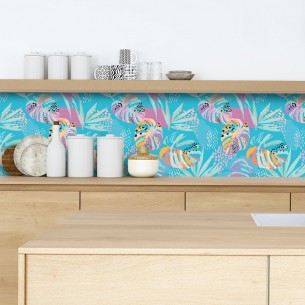 Crédence adhésive jungle 2