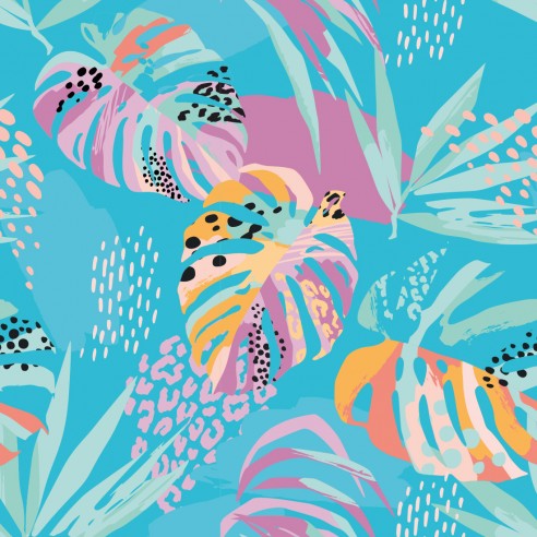 Crédence adhésive jungle