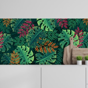 Crédence adhésive monstera 2