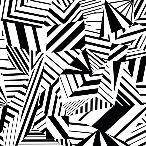 Crédence adhésive design monochrome