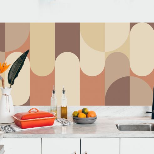 Crédence adhésive déco abstrait