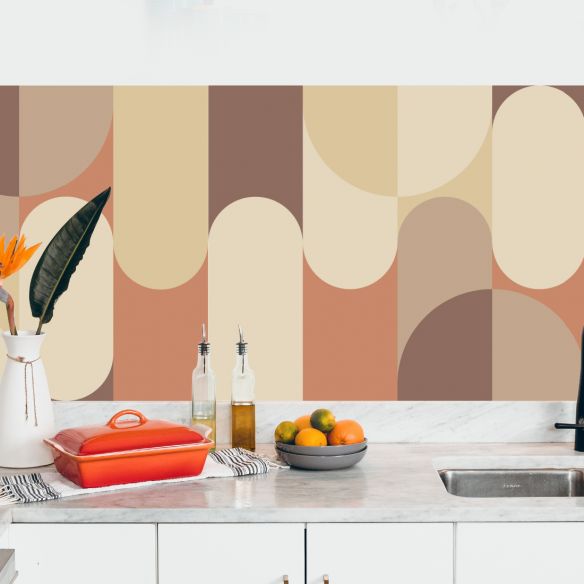 Crédence adhésive déco abstrait