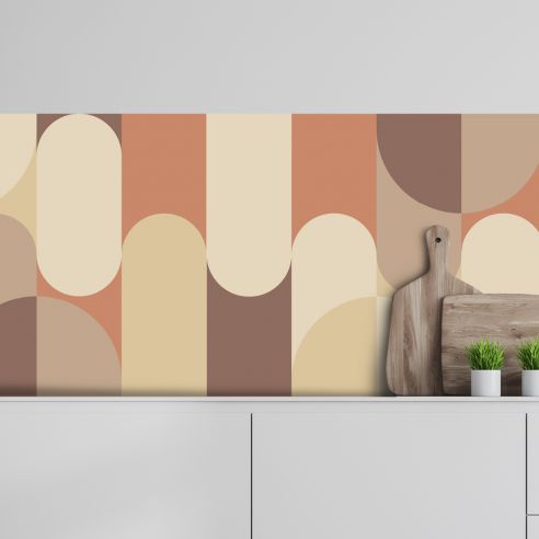 Crédence adhésive déco abstrait
