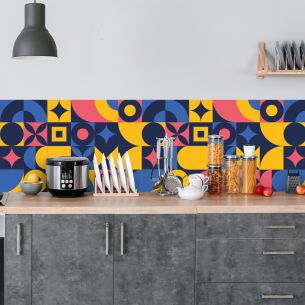 Crédence art déco retro