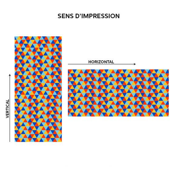Film adhésif triangles