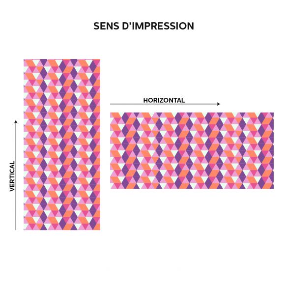 Film adhésif vinyle triangles