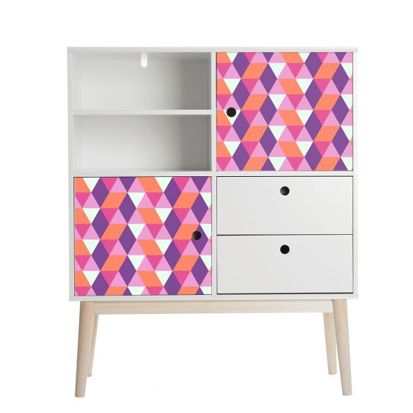 Film adhésif vinyle triangles