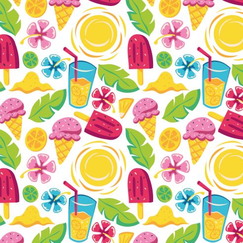 Crédence adhésive ice cream summer