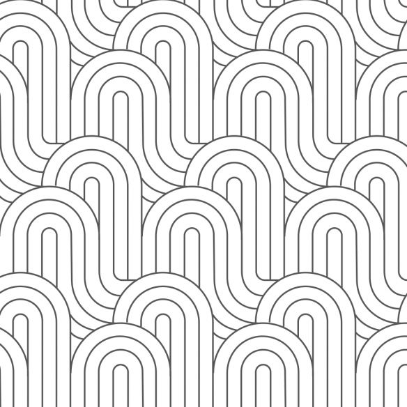 Crédence adhésive motifs vagues gris