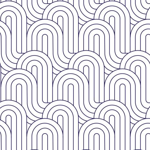 Crédence adhésive motifs vagues bleu marine