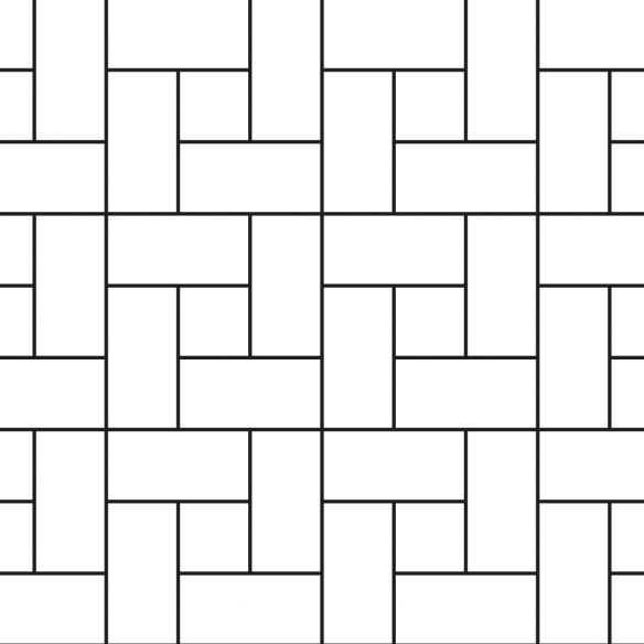 Crédence adhésive géométrique