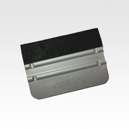 Raclette plastique feutrine